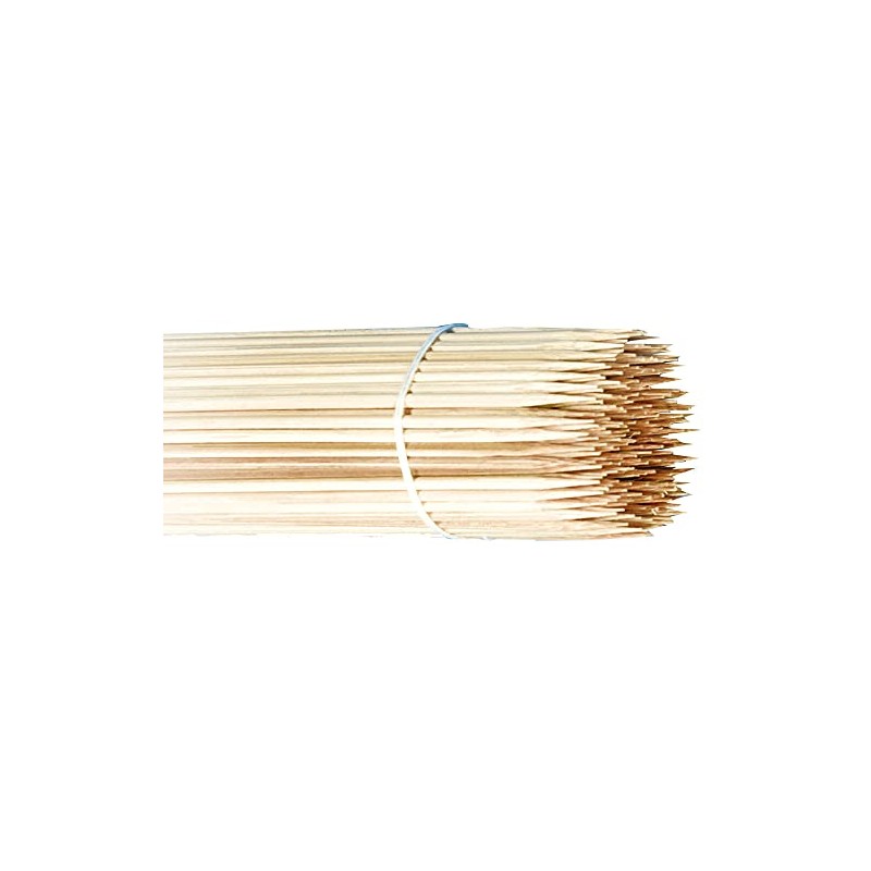NatureStar Wooden skewers with long tip, birch wood, 20 cm