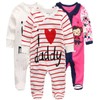 Kiddiezoom Baby Boys Girls Sleepsuit 3 Pack - Design6