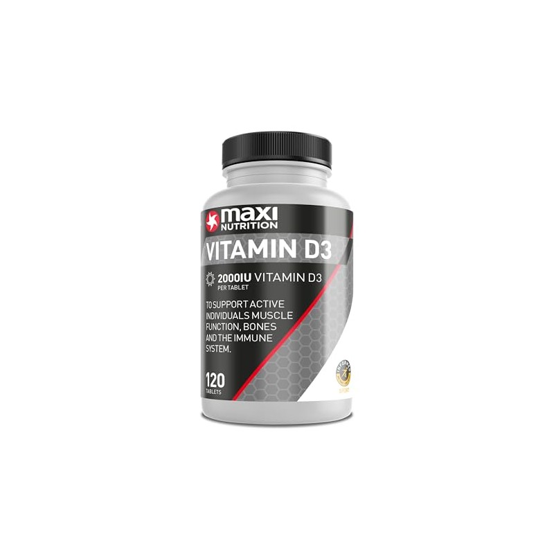 Maxi Nutrition Vitamin D3 2000IU 120 Capsules Capsules 120'S