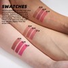 Bluemega Brillo Labial Peel-off, Set de 3- Fórmula Tipo Gel,