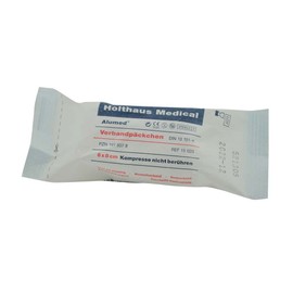 Holthaus Medical Alumed® Bandage Pack with Compress, Fixing Bandage Sterile, 6 x 8 cm