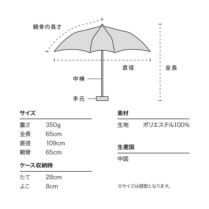 Wpc. UX003-038-002 Windproof Folding Umbrella, Pink Line Border, Rain Umbrella,