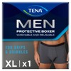 TENA Men Protective Boxers, Discreet Fit Washable Incontinence Pants that
