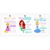 Princess Christian Nursery Decor Set of 3 Prints - Rapunzel,