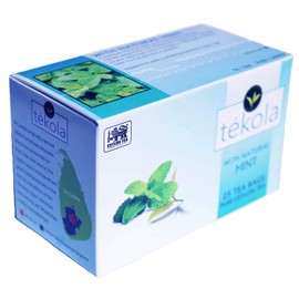 tekola, Ceylon Black Tea with Peppermint flavor. A premium blend of 100% pure Ceylon Tea. Full-bodied and invigorating, it will liven up your taste buds, 25 Count (Pack of 2)