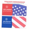 Sosoport Usa Flags 100pcs Handheld Flags Rainproof Fade-resistant Ideal for