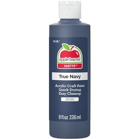 Apple Barrel Pintura acrílica en varios colores (8 onzas), K2616 True Navy (paquete de 1)