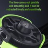Plastic Wire Cup Ice Fishing Reel Raft Fishing Wheel Front