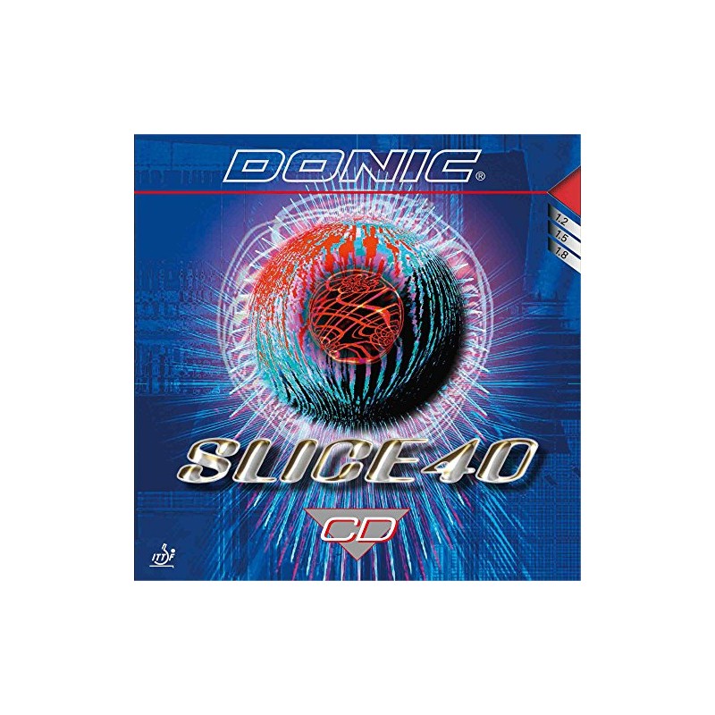 DONIC Slice 40 CD Rubber Red 1.5 mm