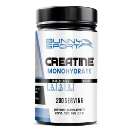 Creatina Monohidratada Bunny 1kg Sabores 200 Servicios                                                                                                