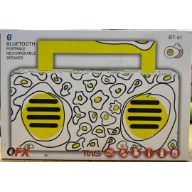 Qfx(r) QFX BT-41 Egg Yolk Bluetooth Streaming TWS Ready Speaker