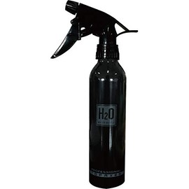Aluminum Spray Bottle (250ml, 8.5 oz) Hair Spray Refillable Water Bottle (Black)