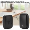 Wireless Doorbell ABS Black Self Powered 150m Range 433MHz with