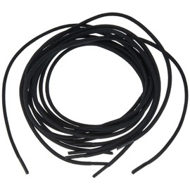 NRS Healthcare Elastic Shoe Laces Pair, Pack of 3 - Black