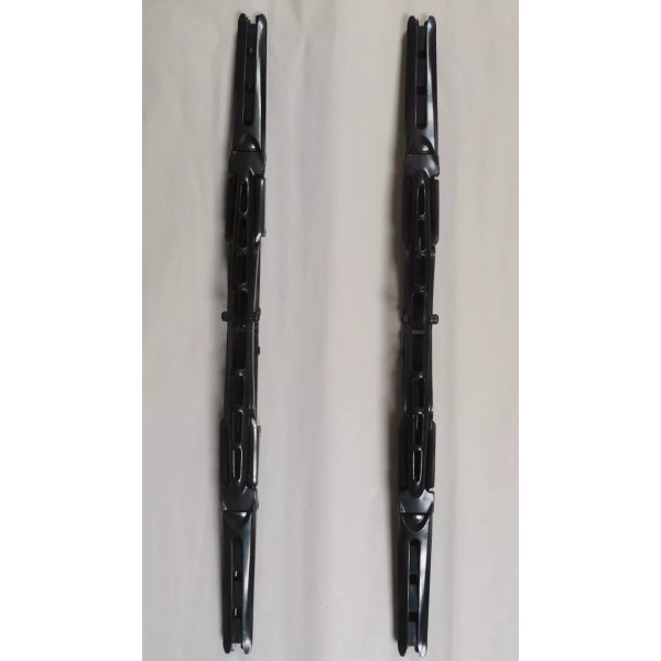 BDA 22" Inch Black Double Blade Windshield Wiper 2PC Set