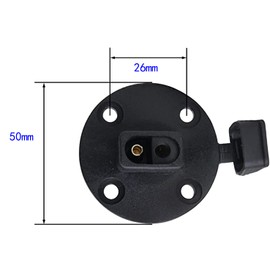 Meiyangjx 60cm 10 AWG Quick Disconnect Panel Extension Cable with Weatherproof SAE Socket Sidewall Port