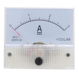 Analog Current Panel 85C1 DC 0 to 3A High Accuracy Ammeter ABS Pointer Type Ammeter