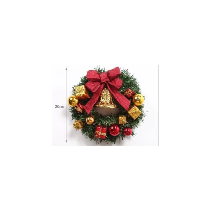 LifeDesign. Cute Christmas Wreath Choose Your Color [32 cm] (No, 2)