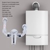 Copper Electric Water Heater Mixing Valve Surface Mounted U Bend