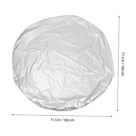 BESPORTBLE Inflatable Pool Protection Cover Round Reusable Dust Cover Stylish and Efficient Insulation for Home Pools Easy Install Versatile Design Material Protection