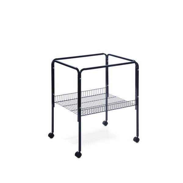 Prevue Pet Products Rolling Stand with Shelf, Black Small