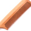 Vctitil 3pcs Natural Wooden Sharp-Tail Comb Anti-Static Fine Tooth Comb