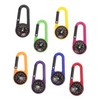 Kisangel Compact Mini Compass Carabiner Hook for Hiking Camping Emergency