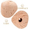 DOITOOL 1 Roll Multi Use Weaving Yarn Soft Flexible Crochet
