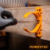POWERTEC 70342-P2 Open Style Hangers for 2-1/2" Dust Collection Pipe