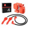 Moto1988 Ignition coil & Spark plug Wire Cap Compatible with