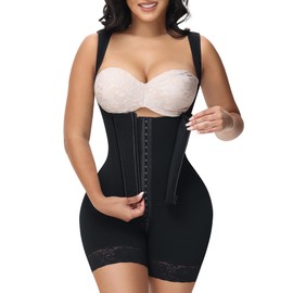 M MYODRESS Faja Body Shaper Tummy Control Shapewear Fajas Postparto Para Mujer Bbl Faja Stage 2 Post Surgery Tummy Tuck Compression Garment Postpartum Girdle BLACK M