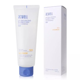 ACWELL 아크웰 피에이치 밸런싱 버블프리 클렌징 젤 160ml ACWELL pH Balancing Bubble Free Cleansing Gel 160ml