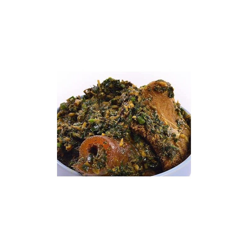 Albasa Vegetable Soup Mix Seasoned (Edikaikong) 6.6oz. Ready-to-cook. No Preservatives,