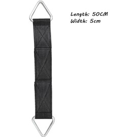 HOUSON 2PCS Heavy Duty Punch Bag Holder, Bag Hanger, Heavy Bag Hanging Strap for Punch Bags, Suitable for Boxing