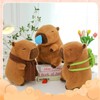 9.8inch Adorable Capybara Plush Toy with Snot- Cute Capybala Stuffed