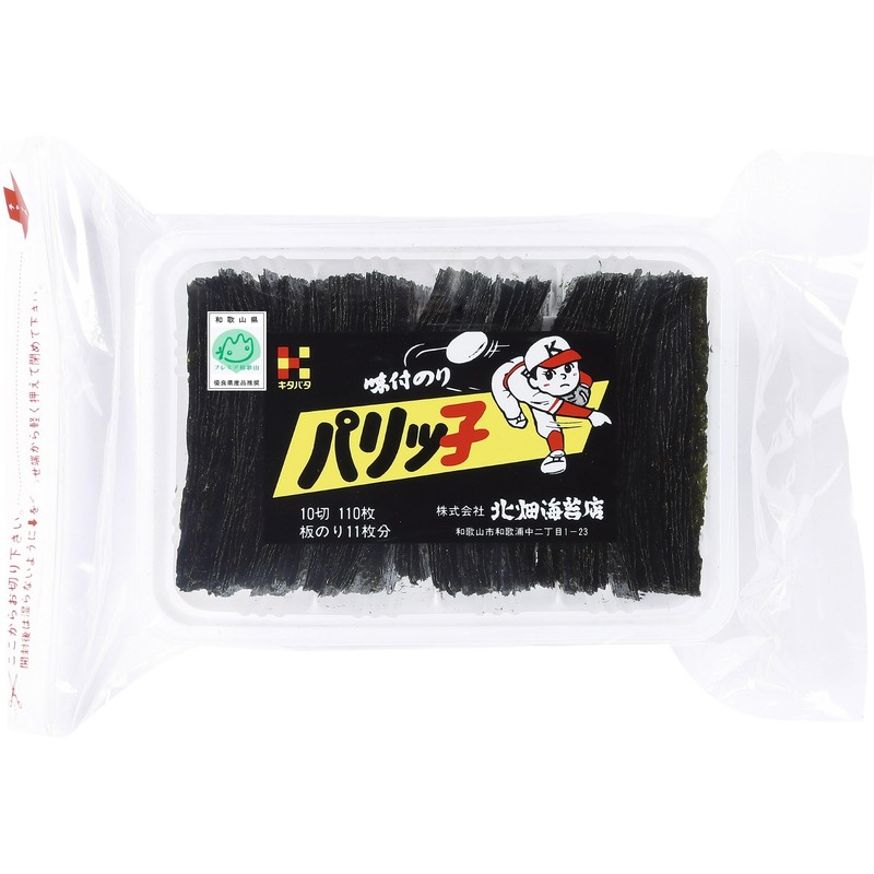 Kitabata Seasoned Seaweed Crunchy 110 Sheets x 4 Packs