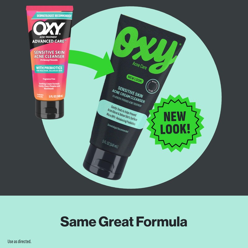 Oxy Sensitive Skin Acne Cream Cleanser