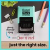 ExcelMark 2445 Date Stamp – Perfect for Shipping, Receiving, Expiration