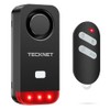 TECKNET Bicycle Alarm System with Remote Control - Waterproof Bicycle
