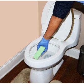 Compac's Magic-Stone Porcelain Cleaning Stick - Toilet Bowl Cleaner, Advanced Green Technology, Handy Toilet Cleaner Easily Scrubs/Removes Stubborn Lime Stains from Porcelain or Bathroom Fixtures (1)