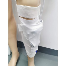 Collection Leg Bag Sleeve - Catheter Urine Drainage Bags Calf Holder Strap for Incontinence (M)