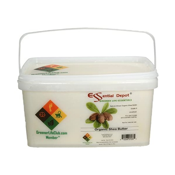 Shea Butter - Grade A - Unrefined - Organic - 7lbs - Grade A - Freshly made in Ghana