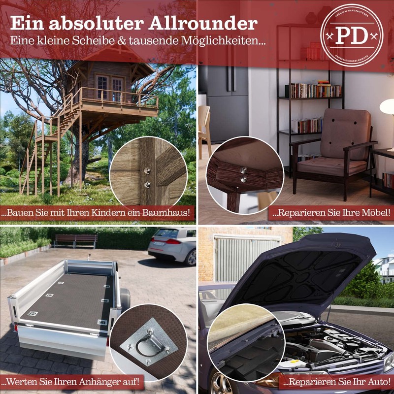 PD® Large Body Washers M8 x 35 (Mudguard Washers) |