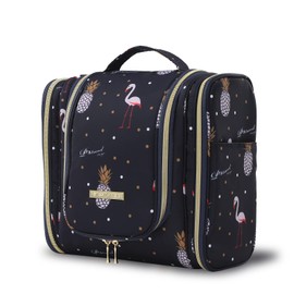 Hanging Toiletry Bag for Women, Lychii Cosmetic Makeup Bag Travel Organizer, Large