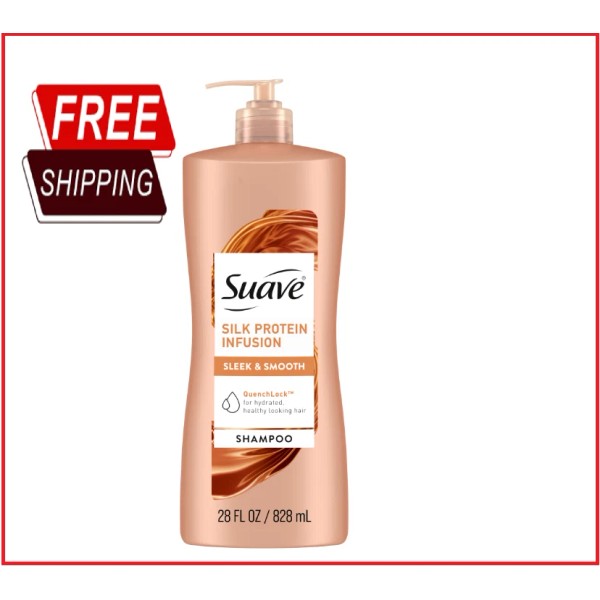 Unbranded Suave Professionals Silk Protein Infusion Shampoo, Sleek & Smooth,