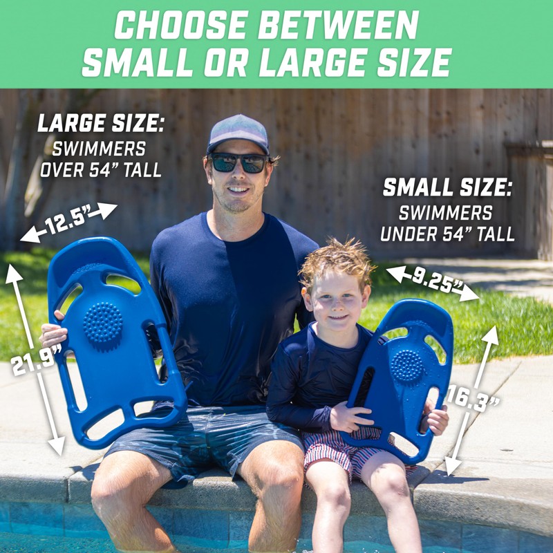 GoSports X5 Swim Kickboard for Swimming Training and Pool Exercise