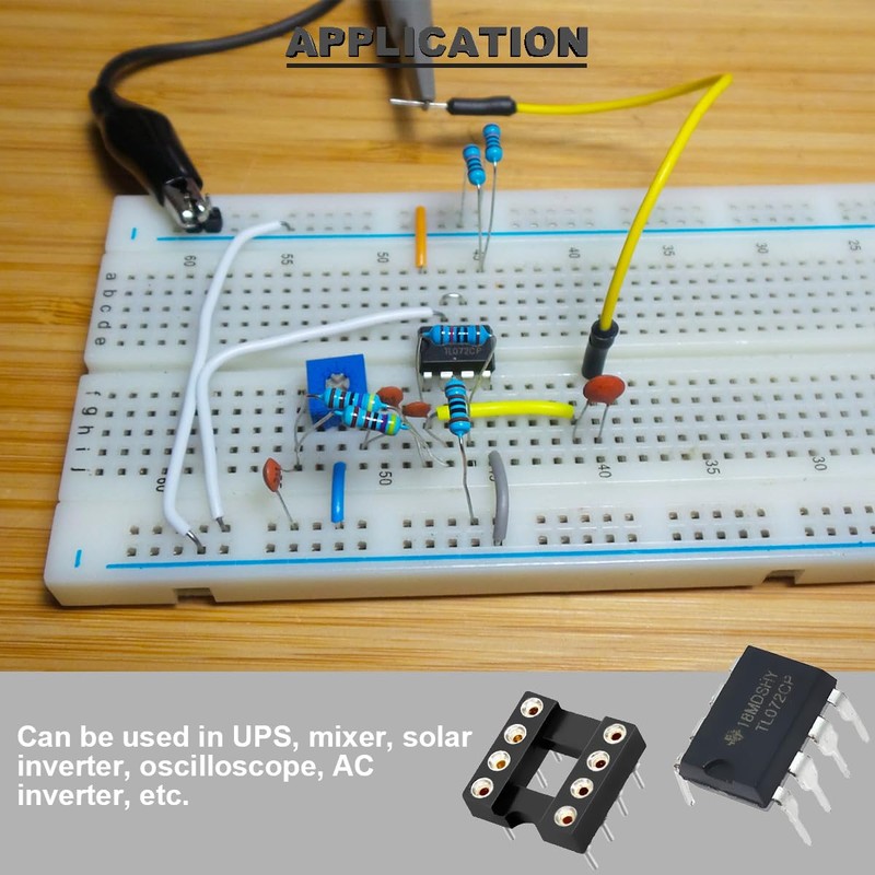 DAOKAI TL072CP Op Amp DIP-8 Delay Op Amp Dual Op