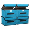 PATIKIL Fabric Collapsible Storage Bin 10.2 x 7.5 x 6.3