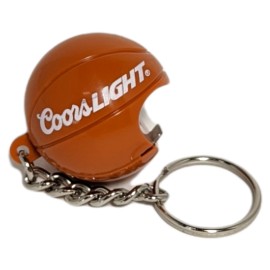 Coors Light Basketball Keychain Keyring Bottle Opener Beer Advertising Promo