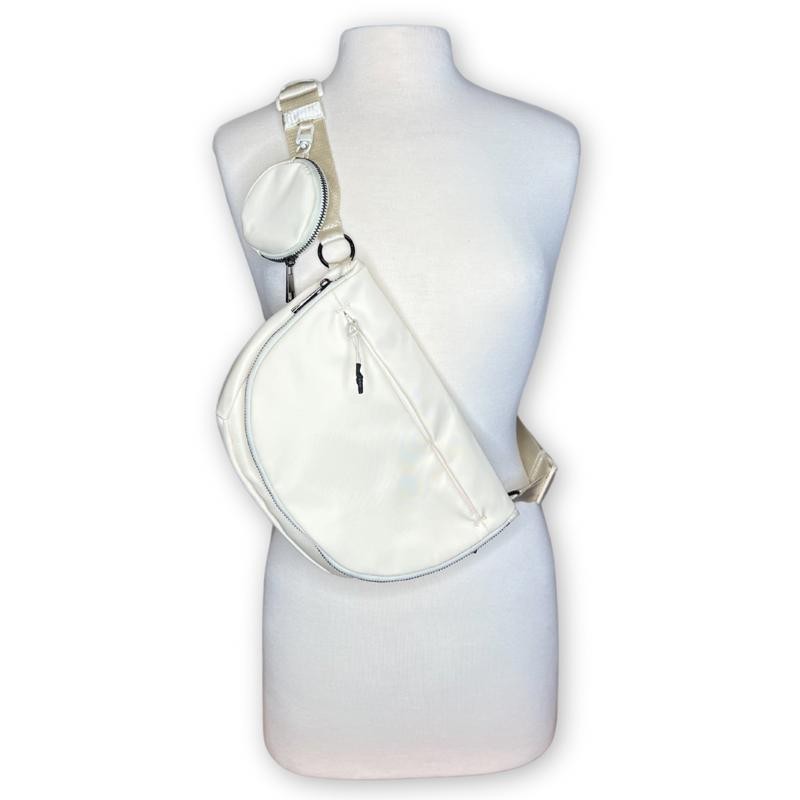 Pockets Full of Hope Crossbody Bag (#8042):_Light Grey